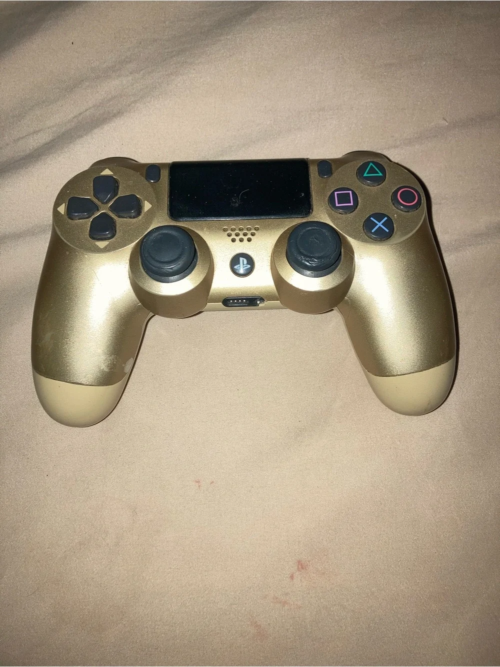 Sony DualShock 4 Wireless Controller - Metallic Gold with Black Buttons
